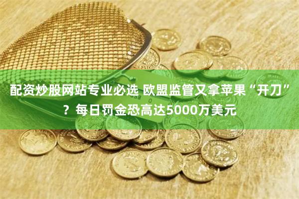 配资炒股网站专业必选 欧盟监管又拿苹果“开刀”？每日罚金恐高达5000万美元